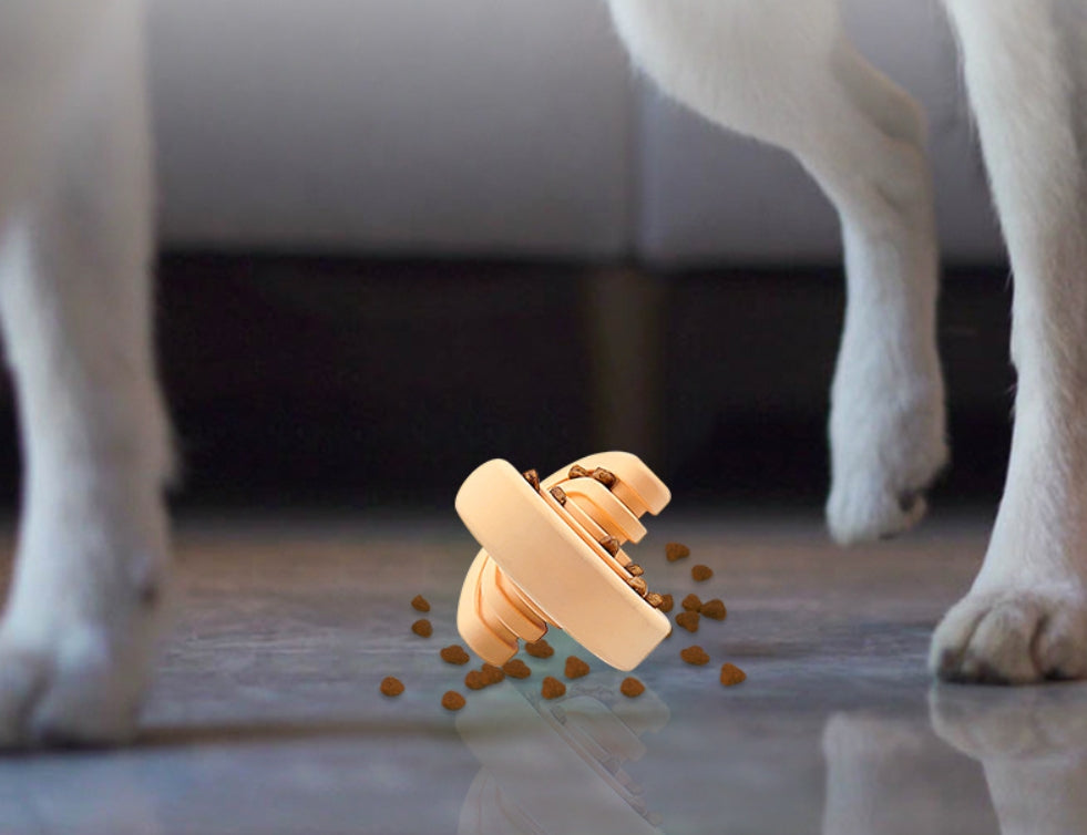 Langsamfresser-Futterpuzzle-Ball für Hunde