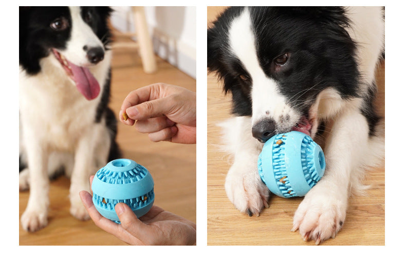 Rubber Spiky Food Puzzle Ball for Dogs