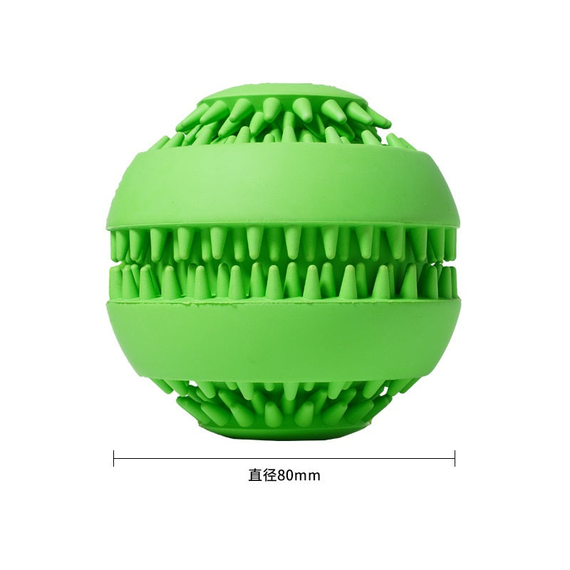 Rubber Spiky Food Puzzle Ball for Dogs