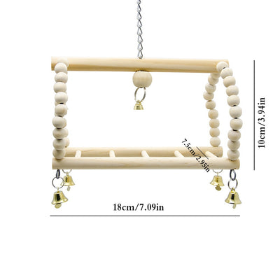 8-teiliges Hängespielzeug-Set für Vögel