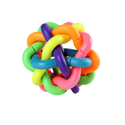Rubber Rainbow Cluster Toy for Dogs
