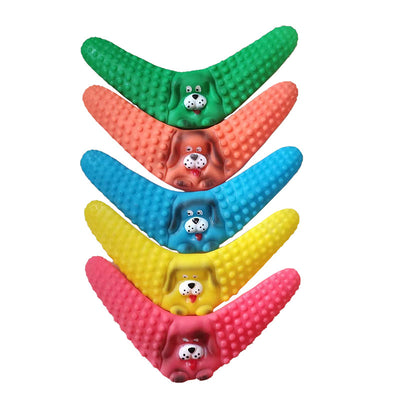 Rubber Boomerang Toy for Dogs