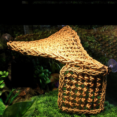 Hand-Woven Hammock for Reptiles
