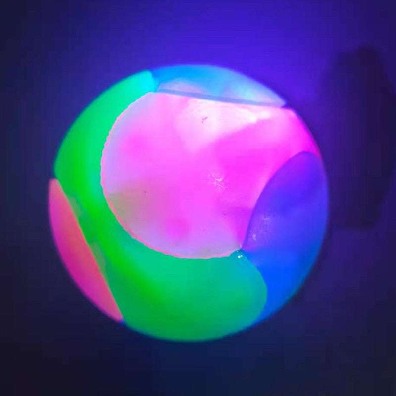 Rubber Neon Flashing Ball for Dogs