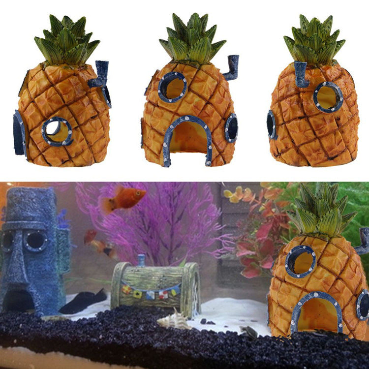 Resin Spongebob Deocrations for Fish Tank