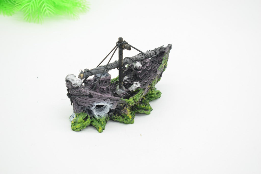Resin Pirate Ship for Fish Tank