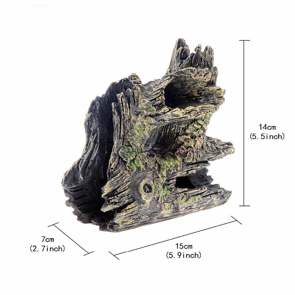 Resin Hollow Log for Fish Tank