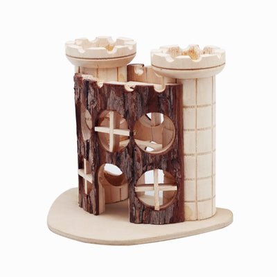 Wooden Castle for Hamsters and Rodents