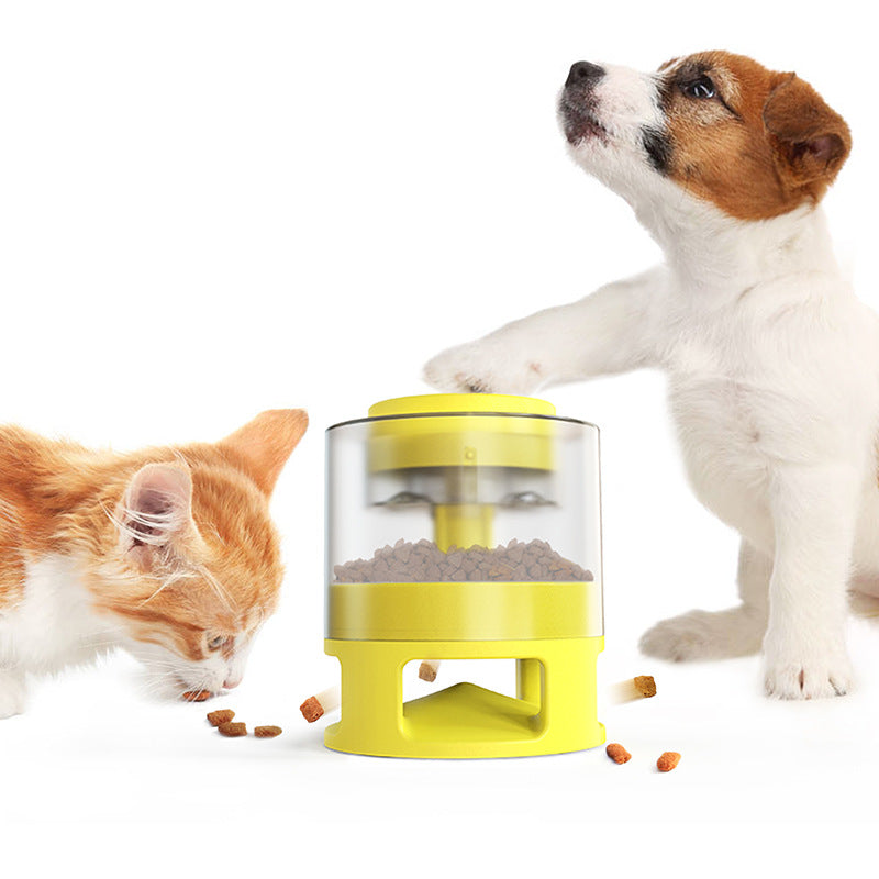 Push Button Food Dispenser for Cats and Small Dogs