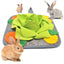 Flower-Shaped Slow Feeder Sniff Pad for Rabbits