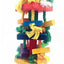 Colorful Rope and Wooden Block Toy for Parrots