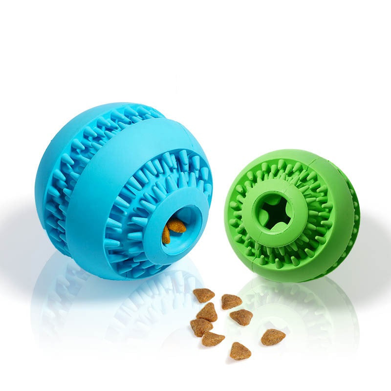 Rubber Spiky Food Puzzle Ball for Dogs