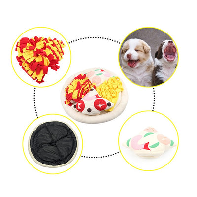 Schnüffelmatte in Pizza-Optik für Katzen und Hunde