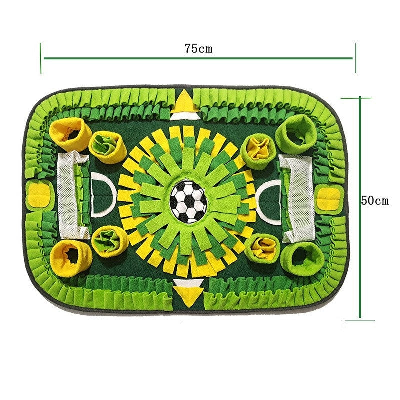 Football Pitch Snuffle Mat for Cats and Dogs