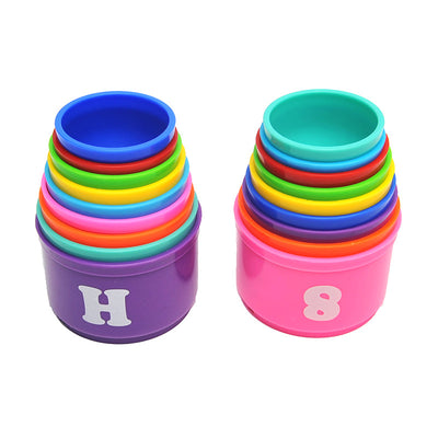 Plastic Stacking Cups and Treat Ball for Rabbits