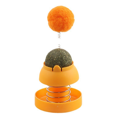 Spring Catnip Ball Toy for Cats