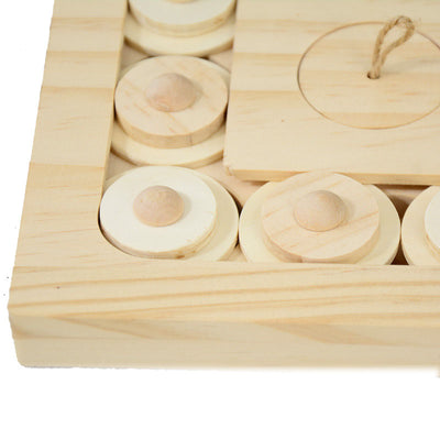 Wooden Sliding Food Puzzle for Hamsters