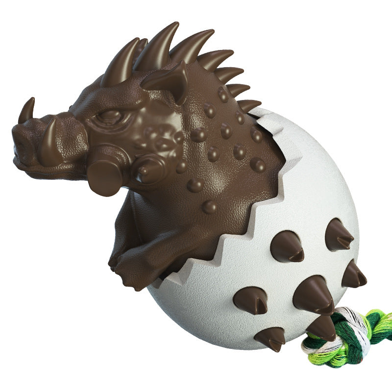 Dinosaur Egg Rope Chew Toy for Dogs