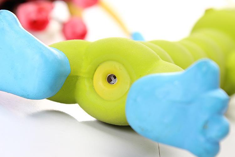 Caterpillar Vocal Chew Toy for Dogs
