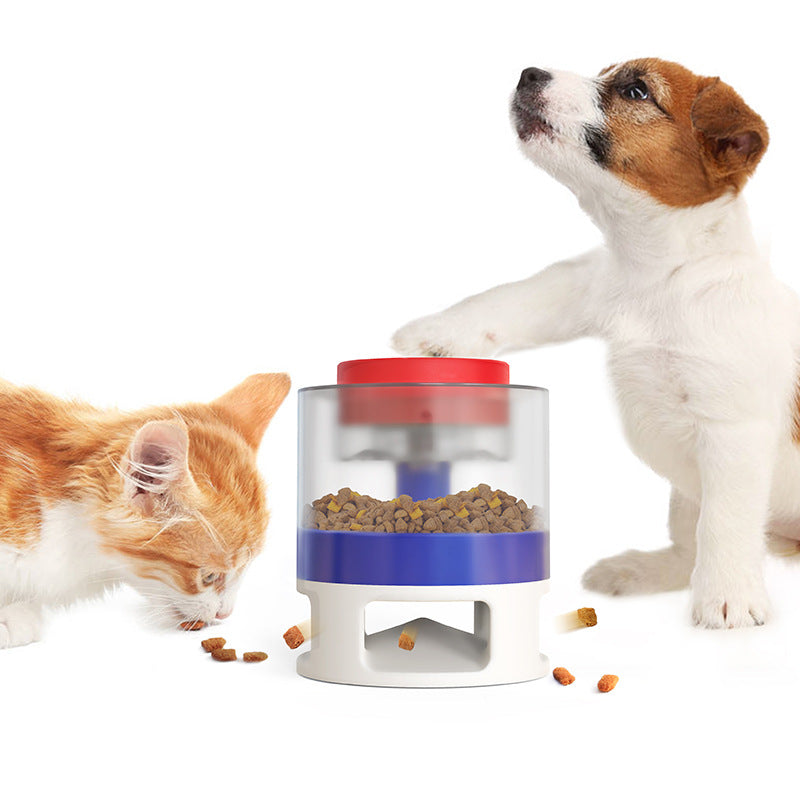 Push Button Food Dispenser for Cats and Small Dogs