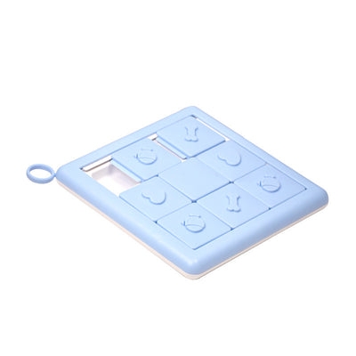 Plastic Sliding Compartment Food Puzzle for Dogs