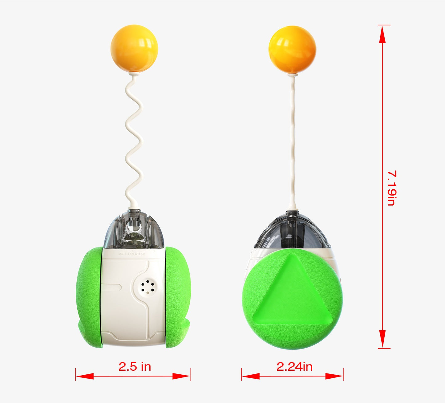 Electronic Robot Tilting Toy for Cats