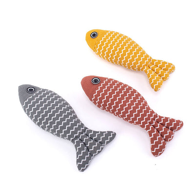 Sisal Catnip Fish Toy for Cats