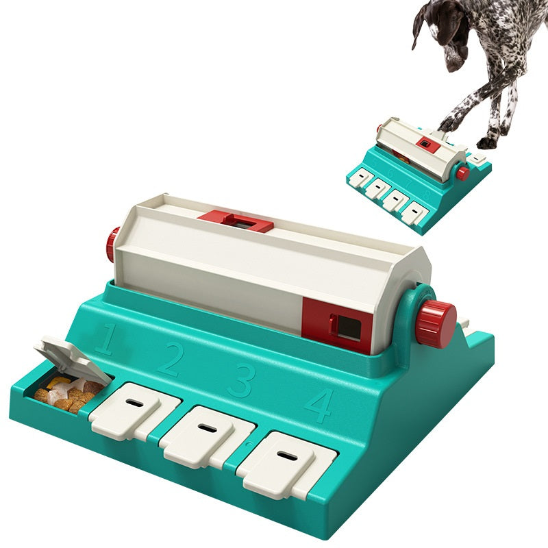 Typewriter Food Dispenser Toy for Dogs