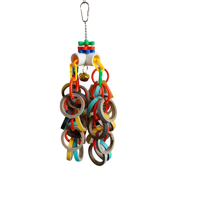 Paper Loop Hanging Toy for Birds