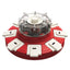 8-Compartment Rotating Food Puzzle Bowl for Dogs