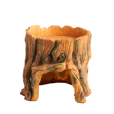 Resin Tree Stump Cave for Reptiles