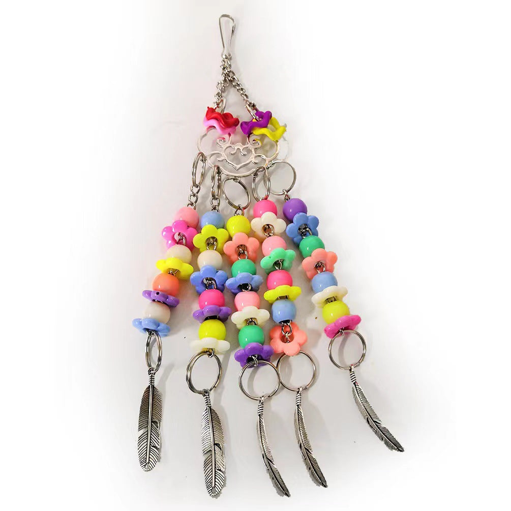 Metal and Acrylic Hanging Toy for Birds