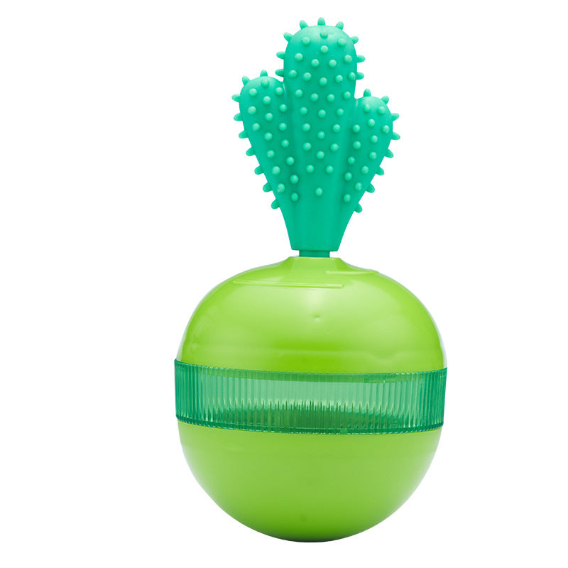 Cactus Tumbler Food Dispensing Toy for Dogs