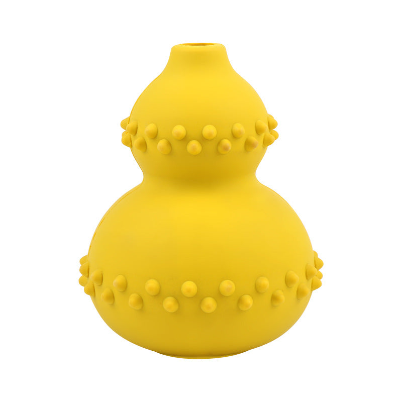 Rubber Gourd Food Puzzle Toy for Dogs