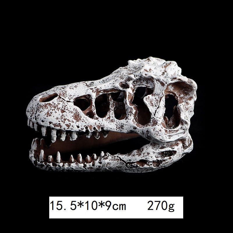 Hartsista valmistettu Dinosauruksen Pääkallo Matelijoille ja Kaloille