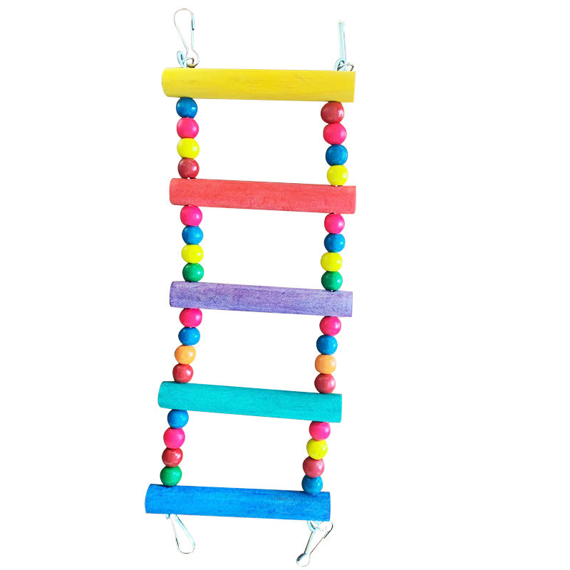 Rainbow Hanging Climbing Ladder for Birds