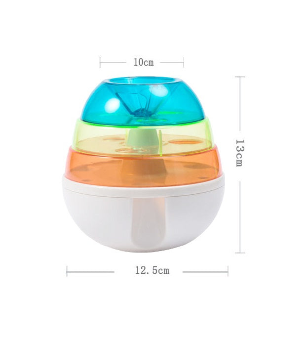 Plastic Tumbler Food Dispensing Toy for Dogs