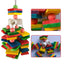 Colorful Wooden Block Hanging Toy for Parrots