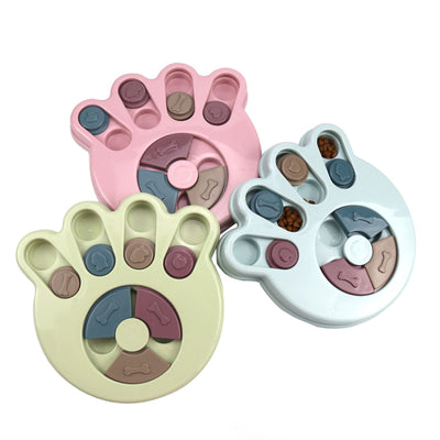 Pawprint Food Puzzle Toy for Dogs