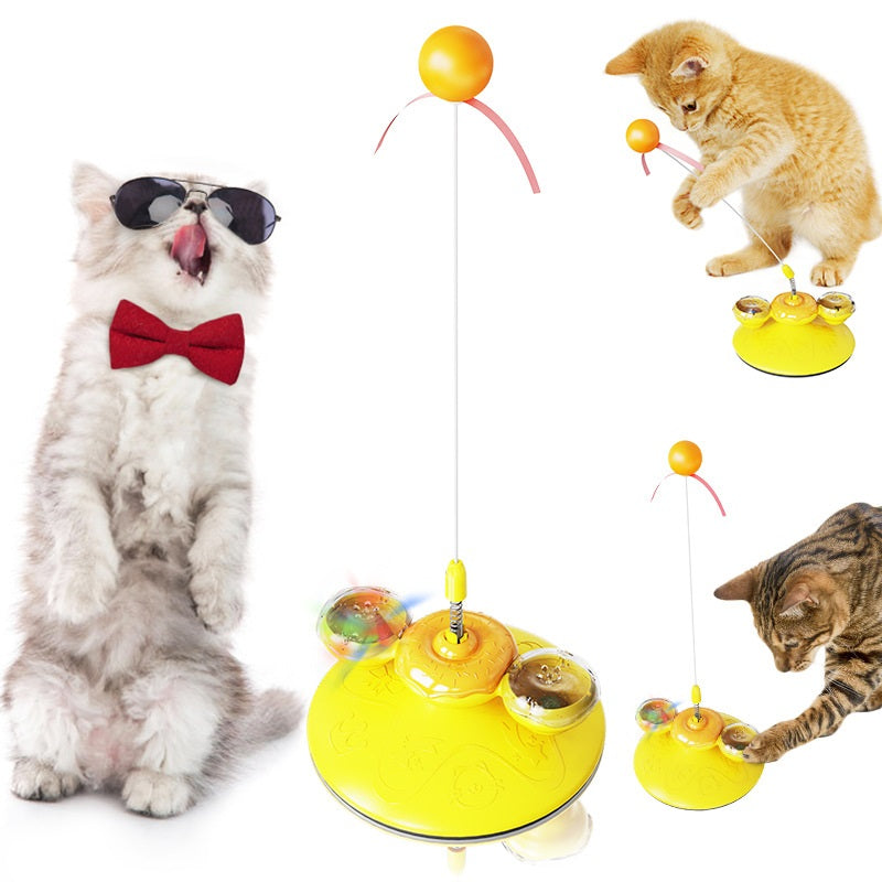 Lichtspielzeug mit Antenne als Reiz für Katzen