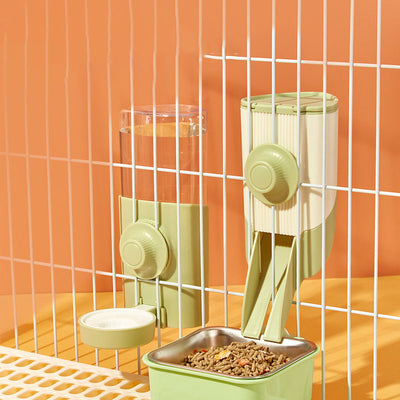 Automatic Hanging Feeder for Rabbits, Hedgehogs, Guinea Pigs