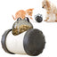 Zylinderförmiges Futterpuzzle-Spielzeug in Katzenform für Katzen und kleine Hunde