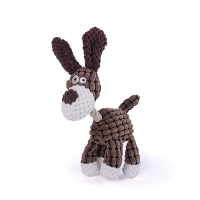 Plush Animal Squeak Toy for Dogs