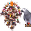 Corncob and Fruit String Biting Toy for Large Birds