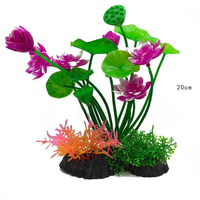 Faux Aquatic Plant for Fish Tank