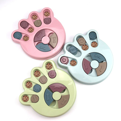 Pawprint Food Puzzle Toy for Dogs