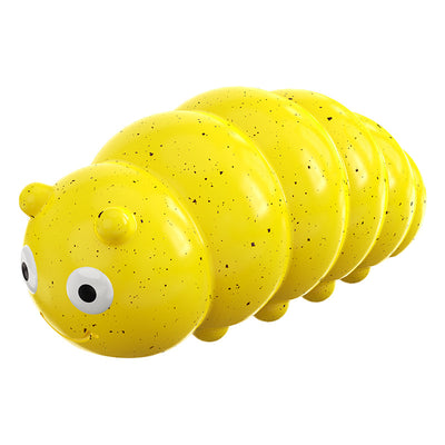 Rubber Caterpillar Squeak Toy for Dogs