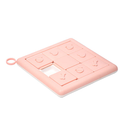 Plastic Sliding Compartment Food Puzzle for Dogs